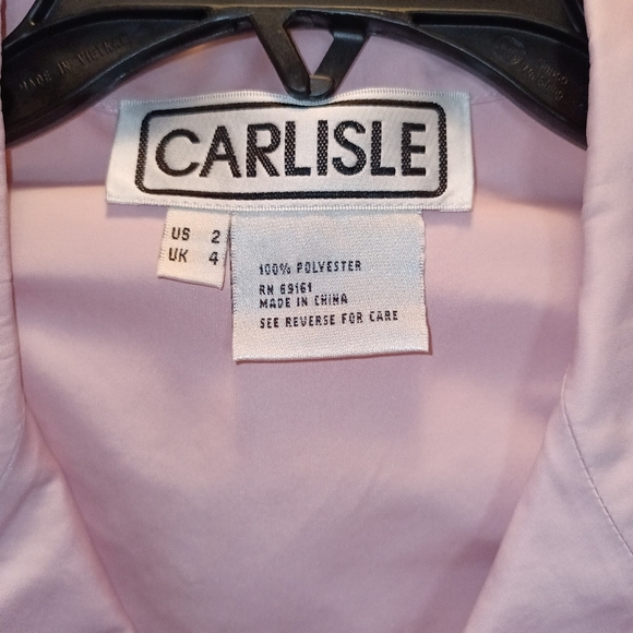 Women's NWOT Pale Pink Belted Jacket size 2 - Picture 4 of 4